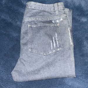 Vintage Eddie Rodiguez Distressed Flared Jeans Size 34